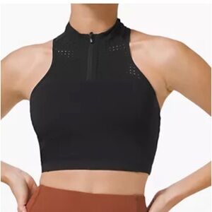 Lululemon black mesh bra